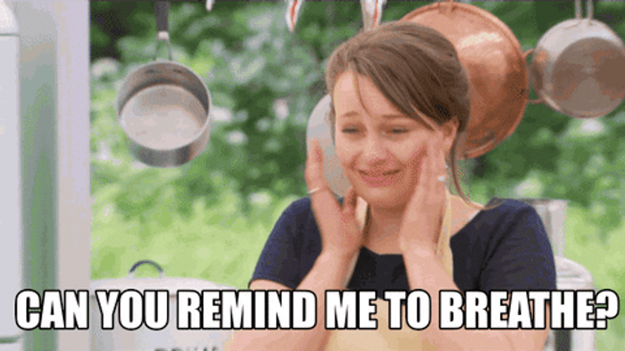 Nervous Great British Bake Off GIF