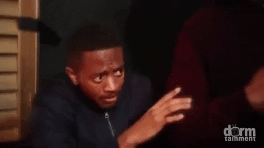 Nervous Hiding GIF