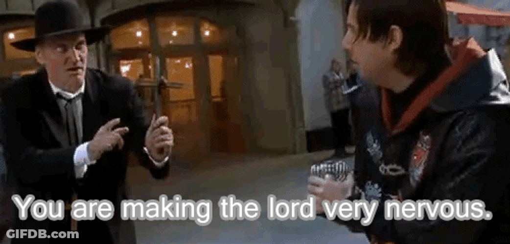 Nervous Little Nicky GIF