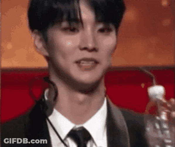 Nervous Meme Changmin Nervously Drink GIF