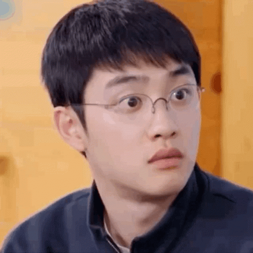 Nervous Meme Kyungsoo Big Eyes GIF