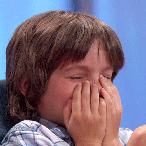 Nervous Shocked Kid GIF