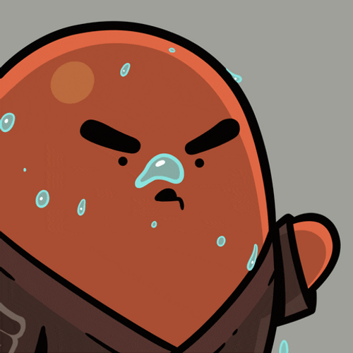 Nervous Sweating Angry Beanz GIF
