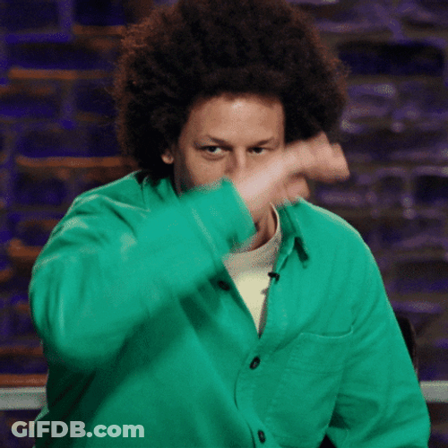 Nervous Sweating Eric Andre Interview GIF