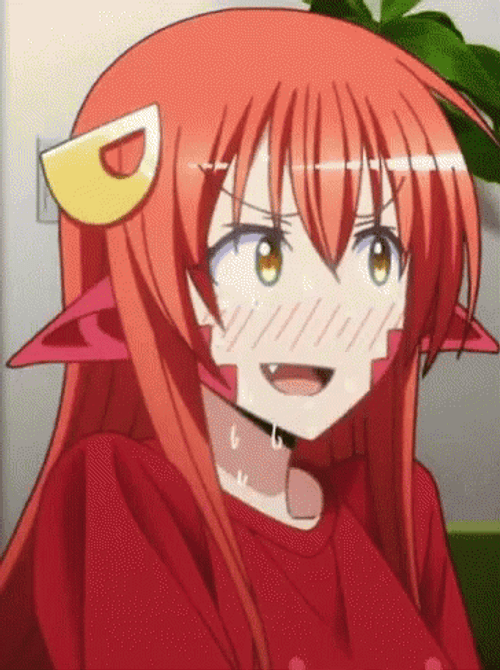 Nervous Sweating Monster Musume GIF