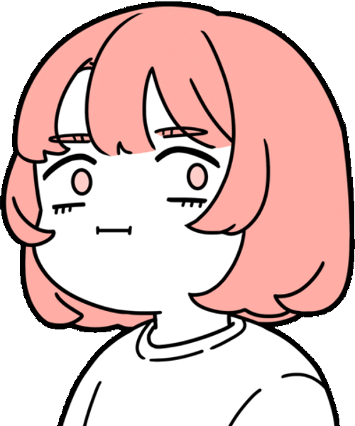 Nervous Sweating Pink Hair Girl GIF