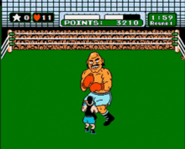 Nes Punch Out Game GIF