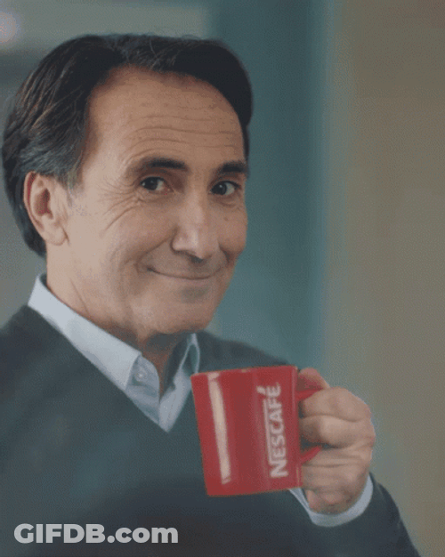 Nescafe Coffee Cheers Meme GIF