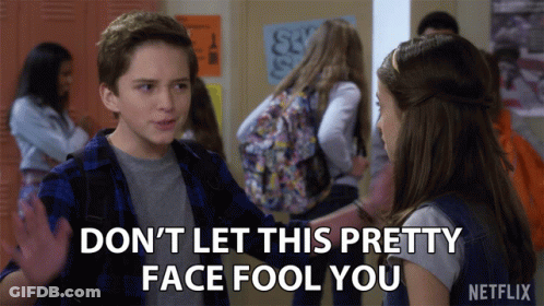Netflix Ad Boy And Girl Talking GIF