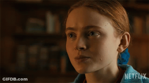 Netflix Ad Girl With Red Hair Saying You're Right GIF