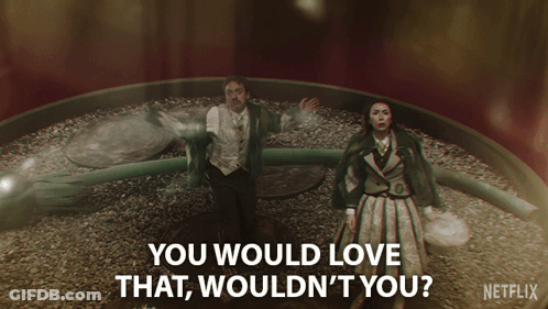 Netflix Ad Man And Woman In Circle GIF