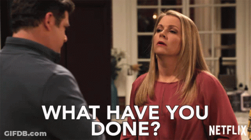 Netflix Ad Man And Woman Talking GIF