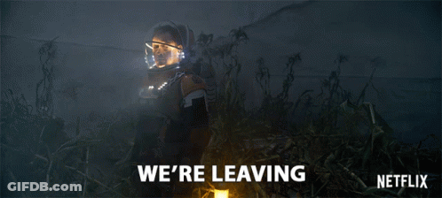 Netflix Ad Man In Space Suit GIF