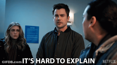 Netflix Ad Man Talking To Two Women GIF