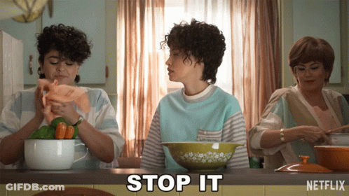 Netflix Ad Three Women Cooking Says Stop It GIF