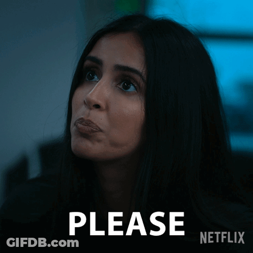 Netflix Ad Woman Asking Please GIF