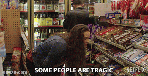 Netflix Ad Woman Looking At Candy GIF