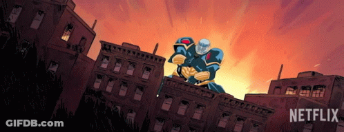 Netflix Cartoon Character Advertisement GIF