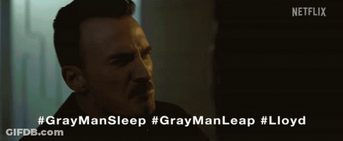 Netflix Gray Man Sleep Advertisement Man Screaming GIF