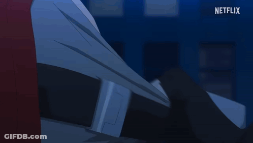 Netflix Logo On Blue Screen GIF