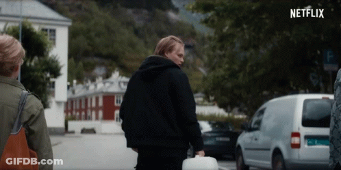 Netflix Man Carrying Barrel GIF