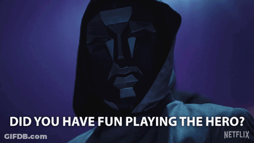 Netflix Poster Man With Mask GIF