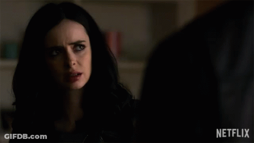 Netflix Poster Woman Saying It's Over GIF