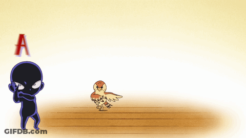 Netflix Series Bird And Black Figure GIF