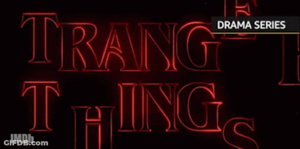 Netflix Stranger Things Intro GIF