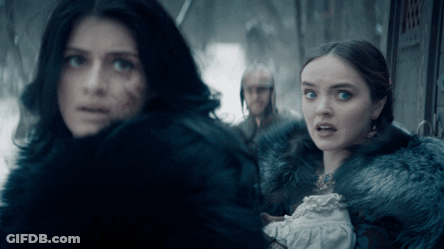 Netflix The Witcher Yennefer Of Vennerberg Shocked GIF