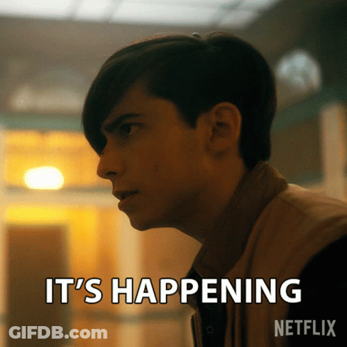 Netflix Young Man It's Happening GIF