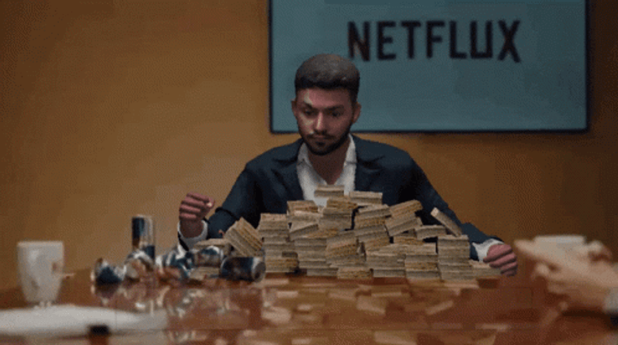 Netflux Spending Money For Employee GIF