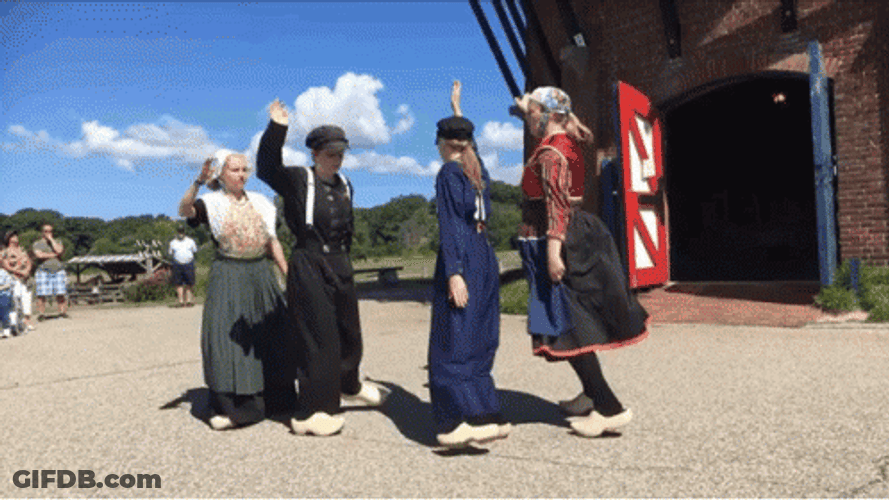 Netherlands Clog Dance GIF