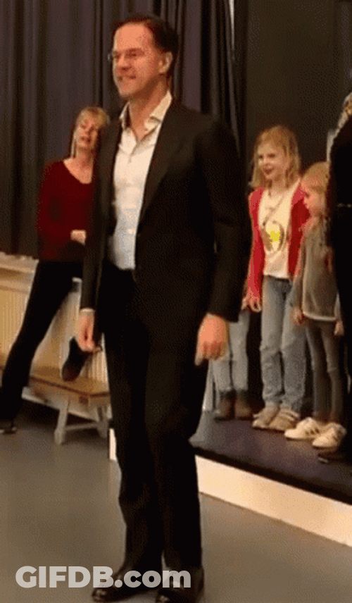 Netherlands Mark Rutte Dancing GIF