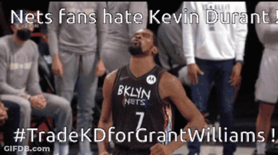 Nets Fans Hate Kevin Durant GIF