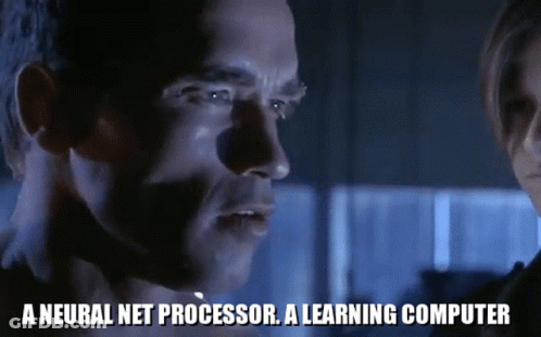 Neural Net Processor Learning Computer Displayed GIF