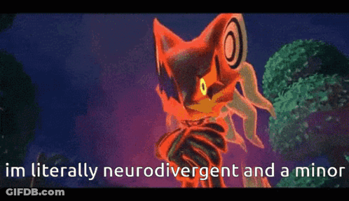 Neurodivergent Cartoon With Minor GIF