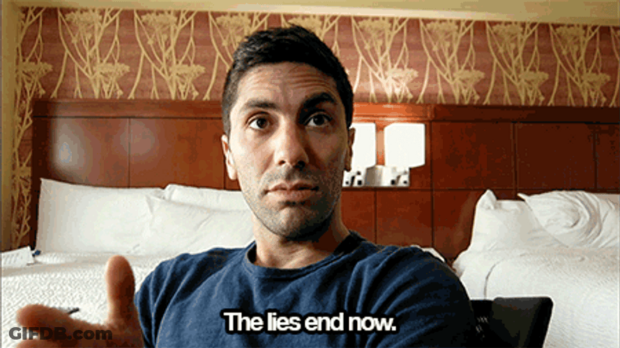 Nev Schulman The Lies And Now GIF