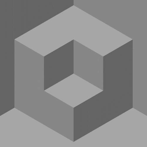 Never Ending Cube Formation GIF