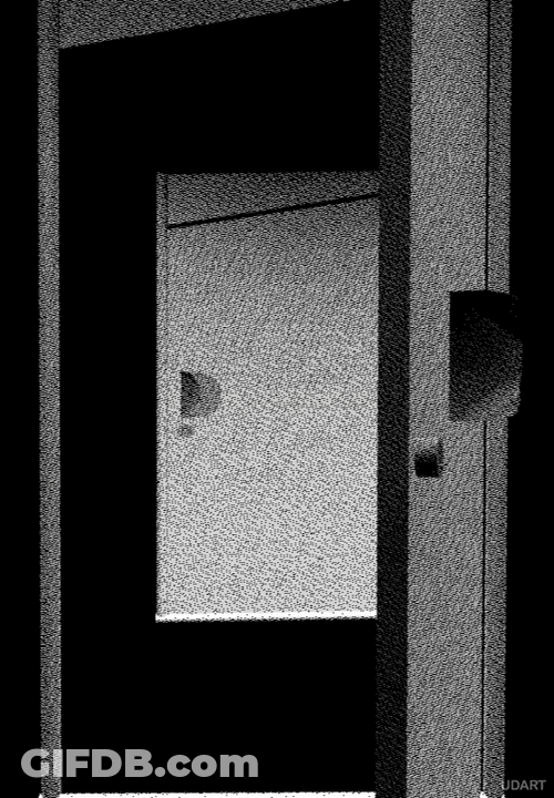 Never Ending Doors Static Screen Effect GIF