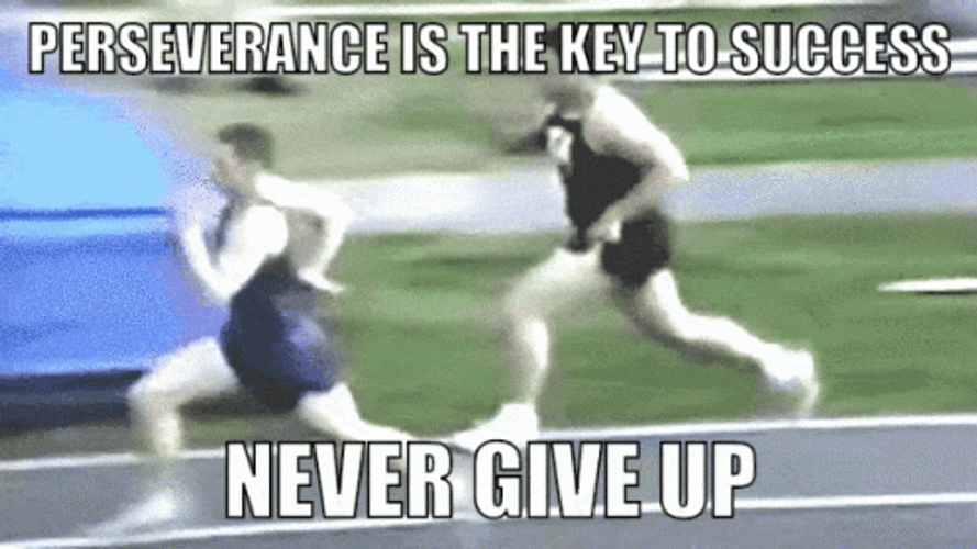 Never Give Up Perseverance For Sucess GIF