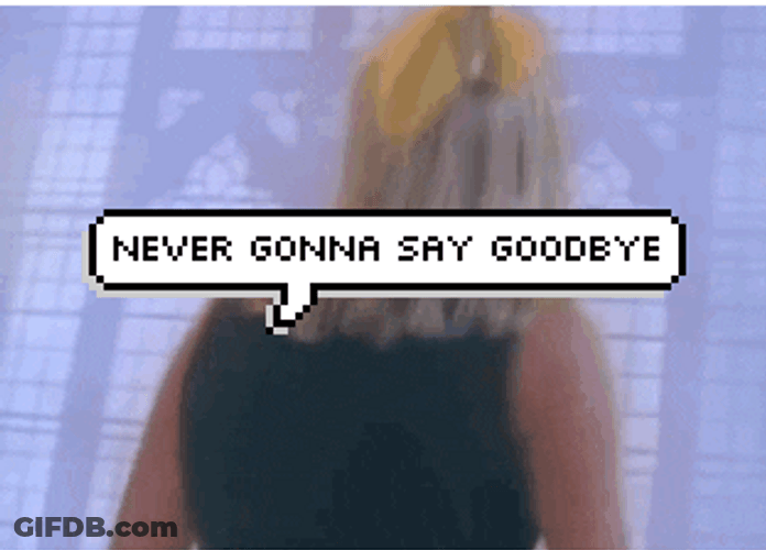 Never Gonna Give You Up Woman Hair Flip GIF