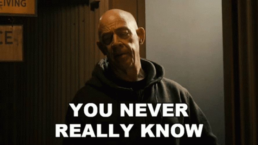 Never Say Never George Zax Shaking Head GIF