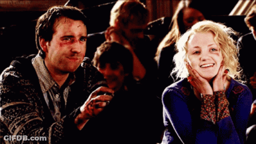 Neville Longbottom And Luna Lovegood GIF