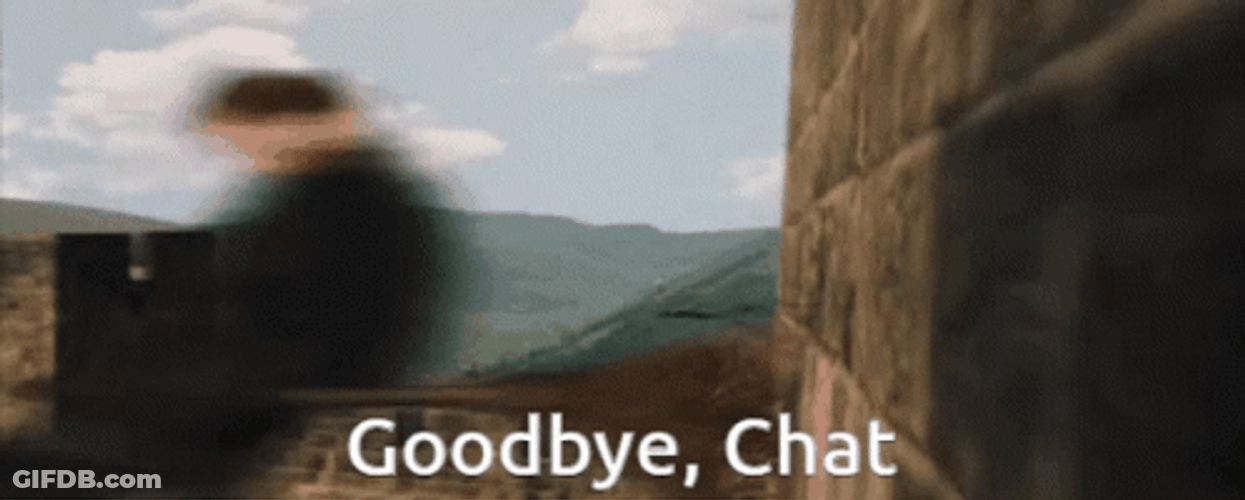 Neville Longbottom Goodbye Chat GIF