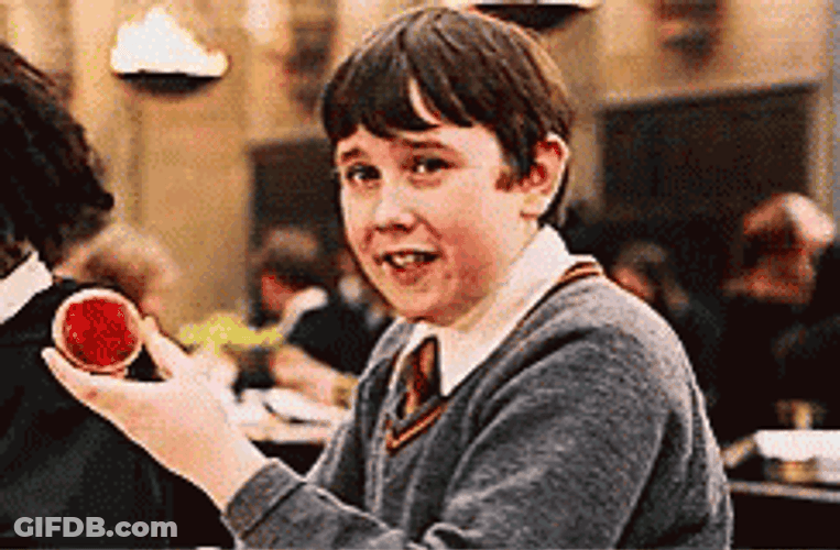 Neville Longbottom Holding A Sphere GIF