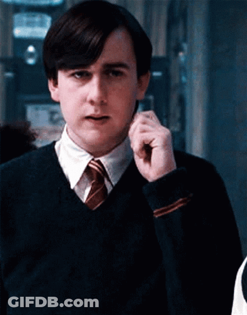 Neville Longbottom Scratching Face GIF