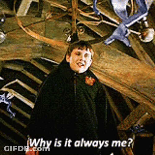 Neville Longbottom Why Is It Always Me GIF