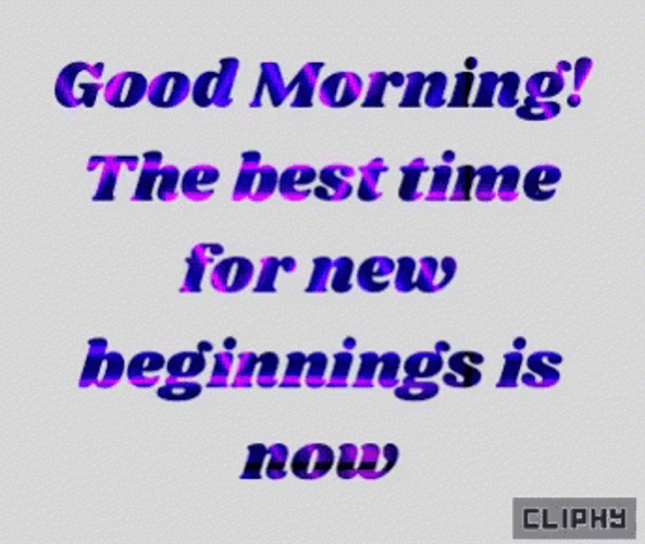 New Beginnings Good Morning Team GIF