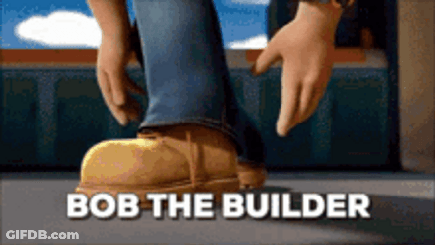 New Bob The Builder Cartoon Character GIF